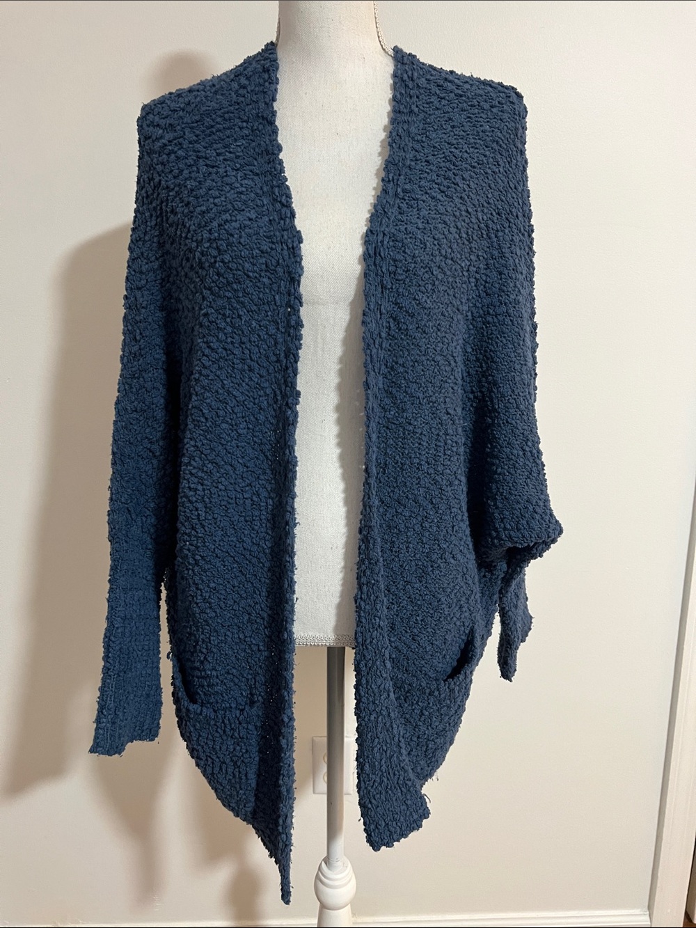 Oversized Popcorn Knit Cardigan